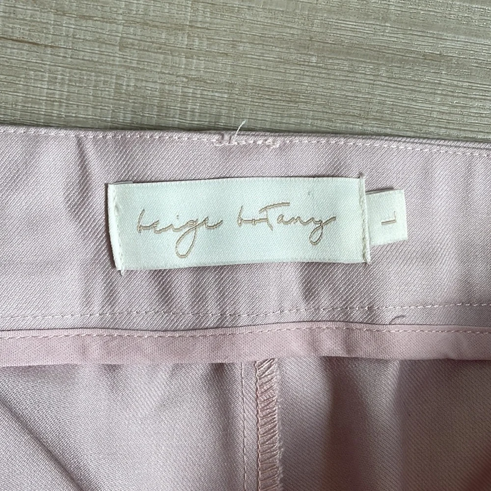 Beige Botany wide leg pants